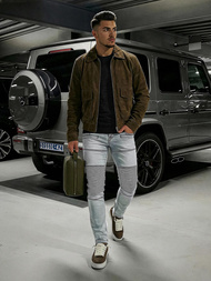 Мъжки дънки светлосиньо OZONEE O/EM8889Z