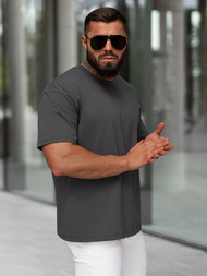 Мъжка тениска графитен OZONEE JS/67T1298/5