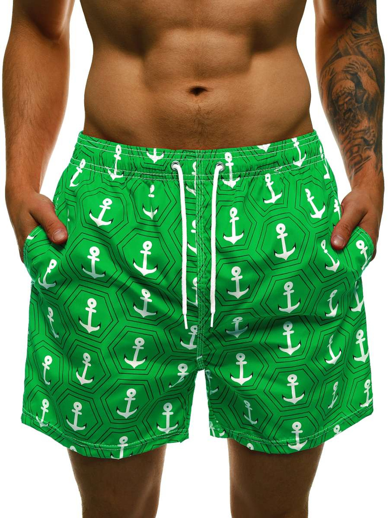 Мъжки плувни шорти зелено OZONEE JS/ST071