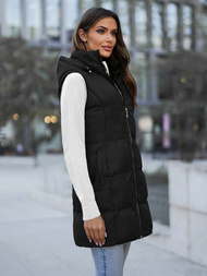 Дамска жилетка черна OZONEE JS/M721/392Z