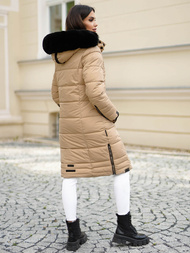 Дамско яке бежова OZONEE O/W377Z