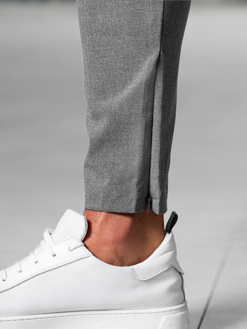 Мъжки панталони тъмносиво OZONEE DJ/3300Z