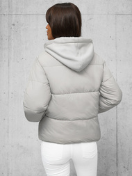 Дамско яке сива OZONEE JS/16M9187/297