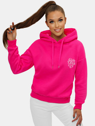 Дамски суитчър с качулка розова OZONEE JS/B26013Z