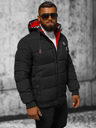 Мъжко яке черна OZONEE JS/84M3029/392