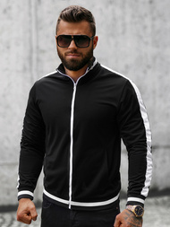 Мъжки суитшърт черен OZONEE O/2126Z