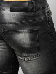 Мъжки дънки черни OZONEE NB/MP0046N