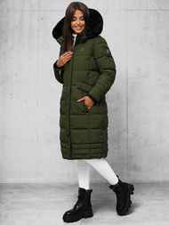 Дамско яке каки OZONEE O/W377