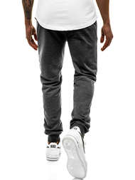 Мъжко долнище на анцуг графитно JS/XW007S