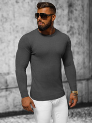 Мъжки пуловер графитен OZONEE NB/MMB602/3Z