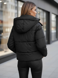 Дамско яке черна OZONEE JS/16M9188/392Z