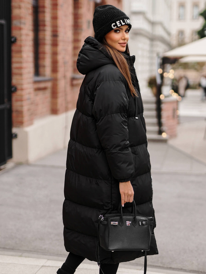 Дамско яке черно OZONEE JS/5M3163/392Z