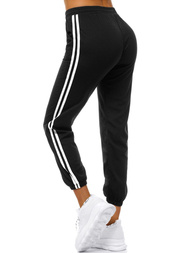 Дамски долнища на анцуг черни OZONEE JS/1020/A1