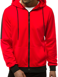 Мъжки суитшърт червена OZONEE JS/99005