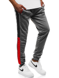 Мъжко долнище на анцуг графитно OZONEE JS/JZ11027