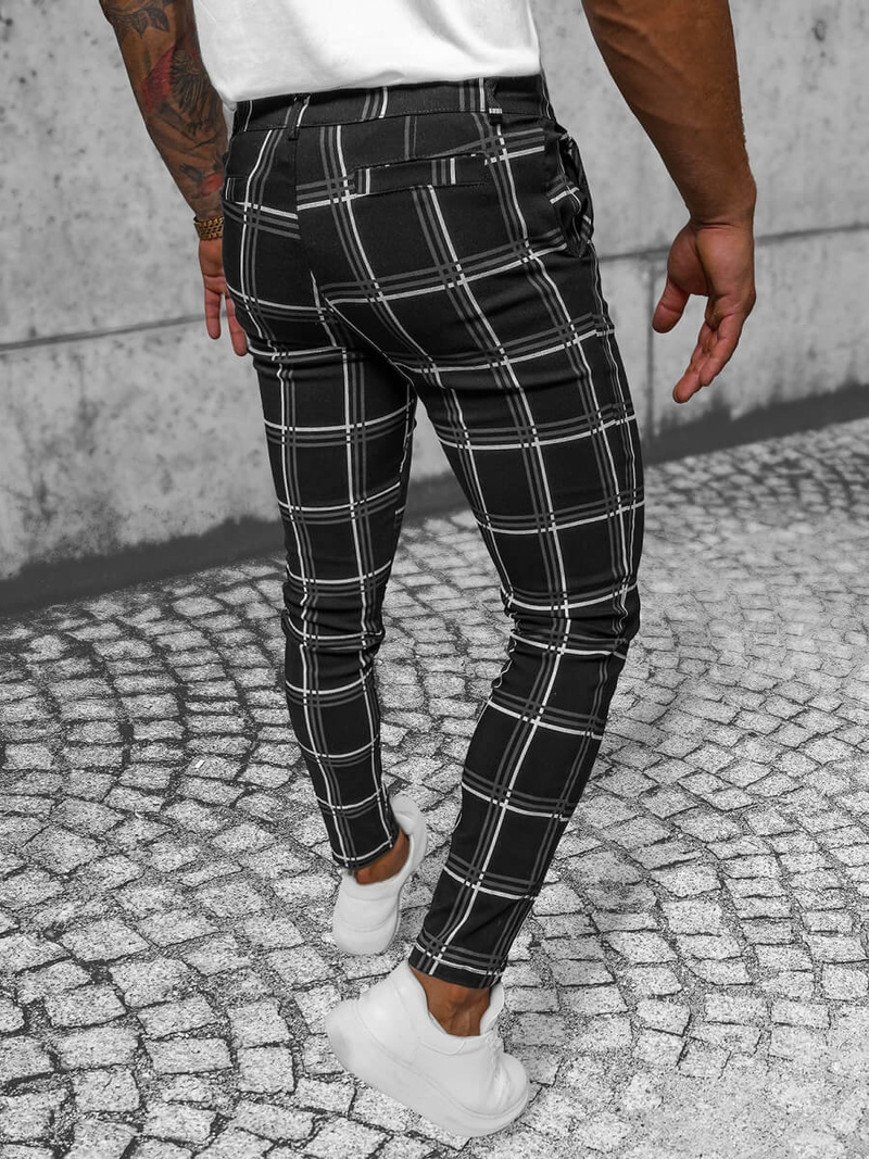 Мъжки панталони черни OZONEE O/P4028