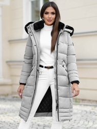 Дамско яке сива OZONEE O/W377Z