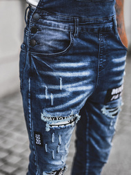 Мъжки дънки синьо OZONEE O/E9682