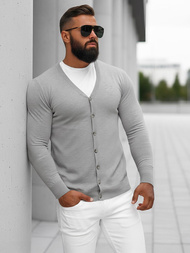 Мъжки пуловер сив OZONEE NB/MM6006/2Z