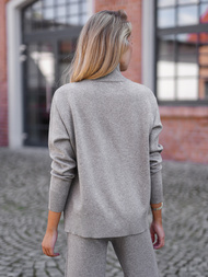 Дамски анцуг от две части сив OZONEE JS/53C5203/2