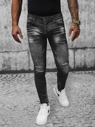 Мъжки дънки черни OZONEE NB/MP0019N