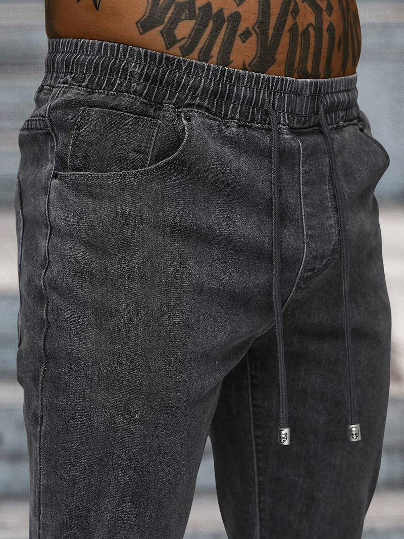 Мъжки дънки jogger графитно OZONEE NB/MP0272GS