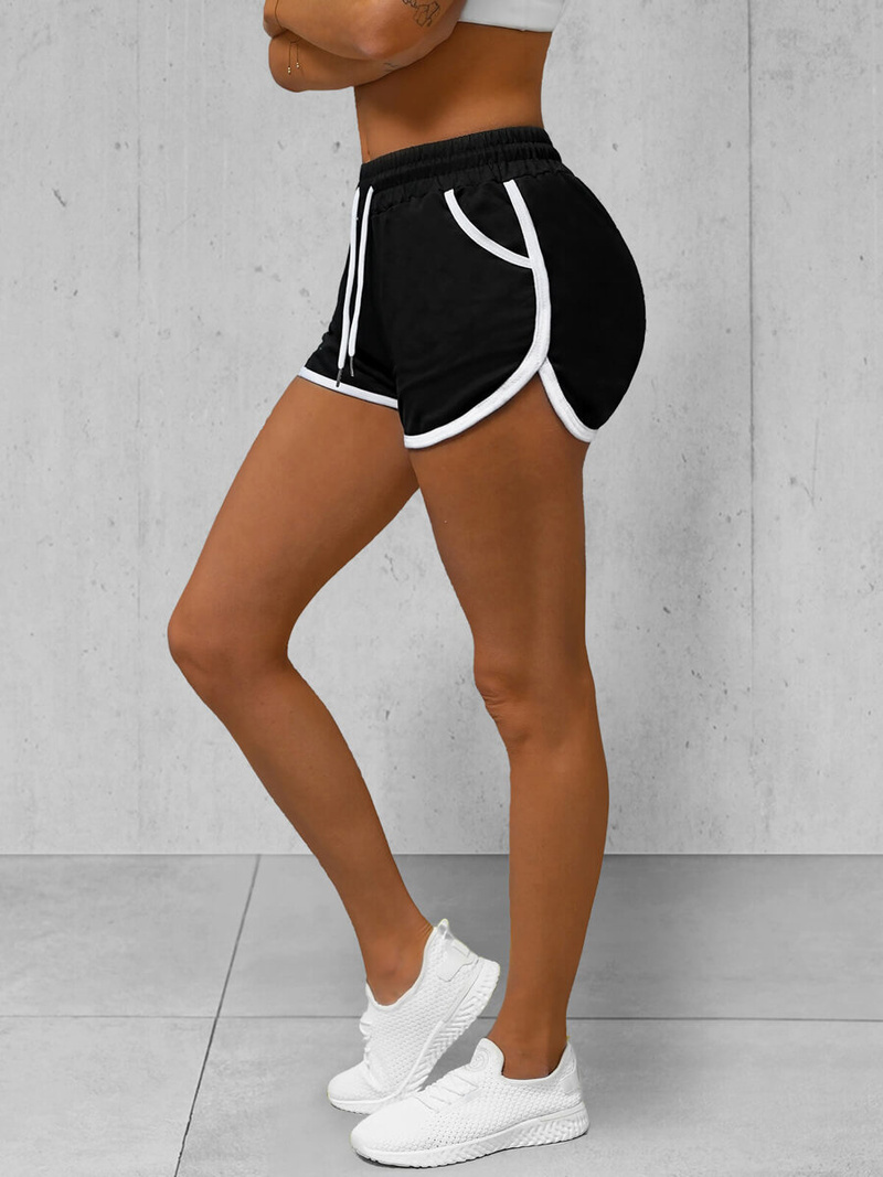 Дамски шорти черни OZONEE JS/8K208/3