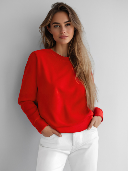 Дамски суичър червена OZONEE JS/W01Z