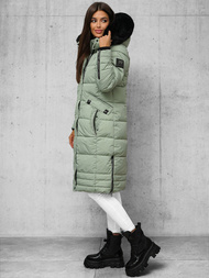 Дамско яке ментова OZONEE O/W377