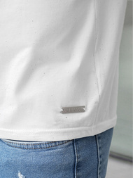 Мъжка тениска бял OZONEE O/QQ1386