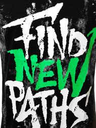 Мъжка тениска черна OZONEE JS/KS2013Z