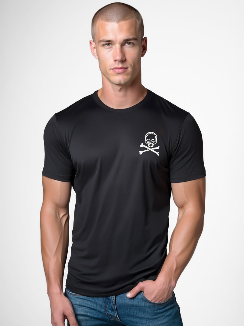 Мъжка тениска черен OZONEE NB/MT3066Z