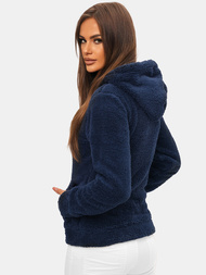 Дамски суичър тъмнсиня OZONEE JS/HH007/50Z