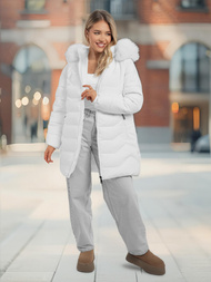 Дамско яке бял OZONEE JS/16M9121/281Z