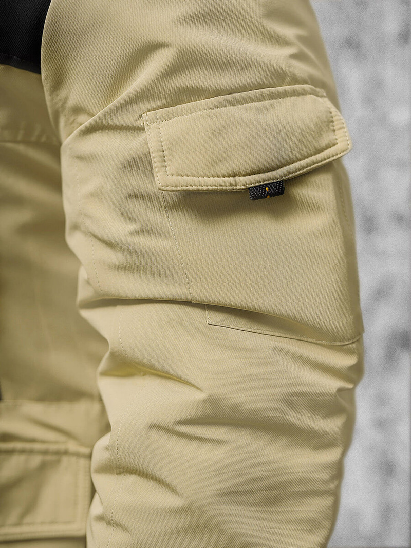 Мъжко яке бежова OZONEE JS/22M322/62