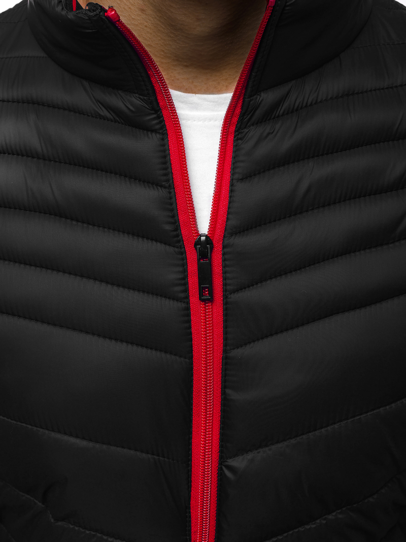 Мъжко яке черна OZONEE JB/JP1137Z