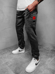 Мъжко долнище на анцуг графитно OZONEE JS/JZ11025Z