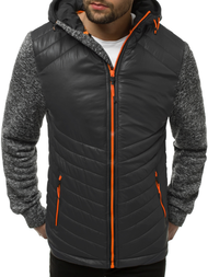 Мъжко яке графитна OZONEE JS/KS2001K