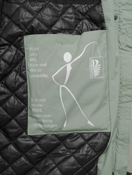 Дамско яке ментова OZONEE O/W377