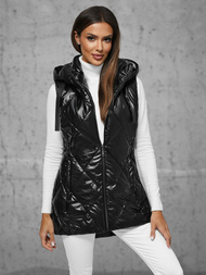 Жилетка суичър черна OZONEE JS/16M9075/392Z