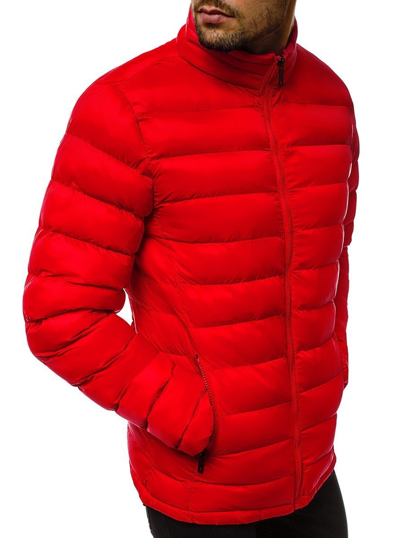 Мъжко яке червена/2 OZONEE JB/JP1111