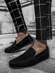 Мъжки обувки SLIP ON черни T/125