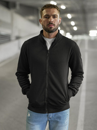 Мъжки суитшърт черен OZONEE JS/2002Z