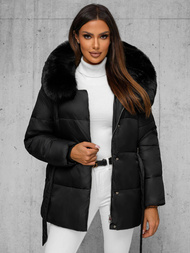 Дамско яке черно OZONEE JS/16M9206/392Z