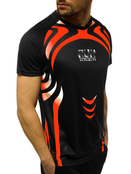 Мъжка тениска черна OZONEE JS/KS2062