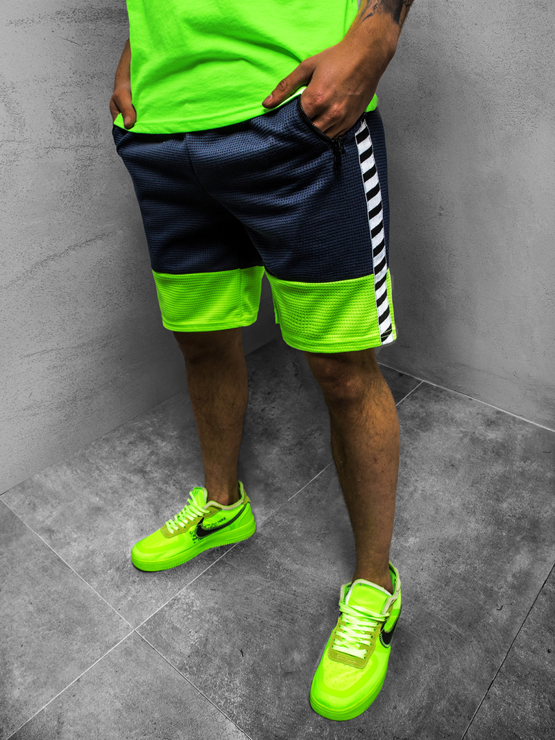 Мъжки панталонки тъмносиньо OZONEE JS/KS2525Z