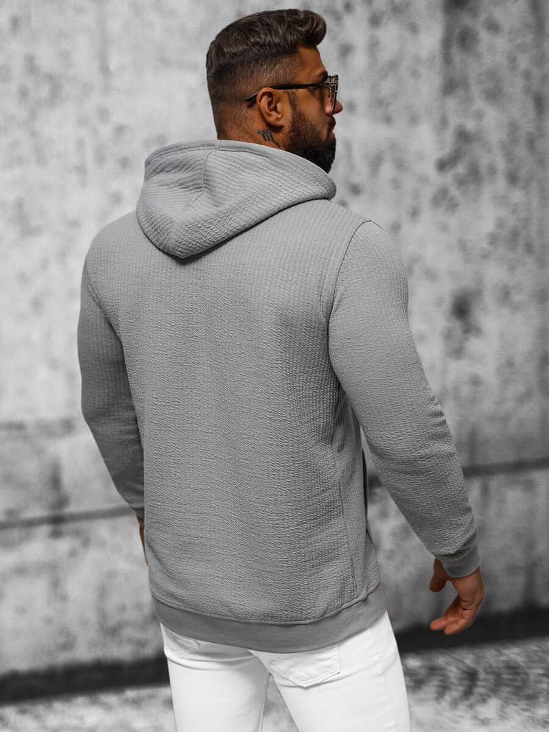 Мъжки суитшърт сива OZONEE O/TB2273