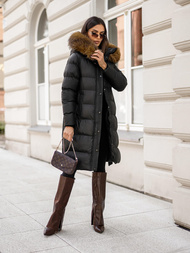 Дамско яке черно OZONEE JS/5M3298/392