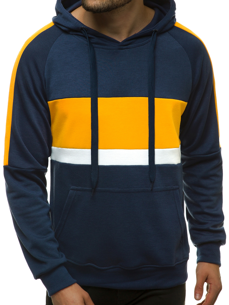 Мъжки суитшърт тъмносин OZONEE JS/JZ11062