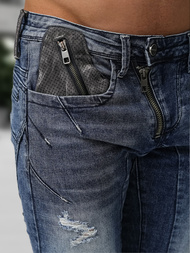 Мъжки дънки синьо OZONEE NB/MP0045BZ